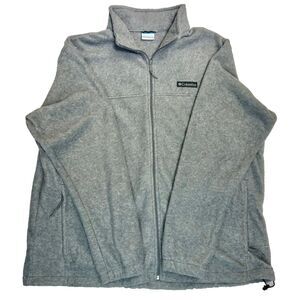 Columbia Jacket Men's Size XXL Gray‎ Steens Mountain Fleece Full Zip Mock Neck